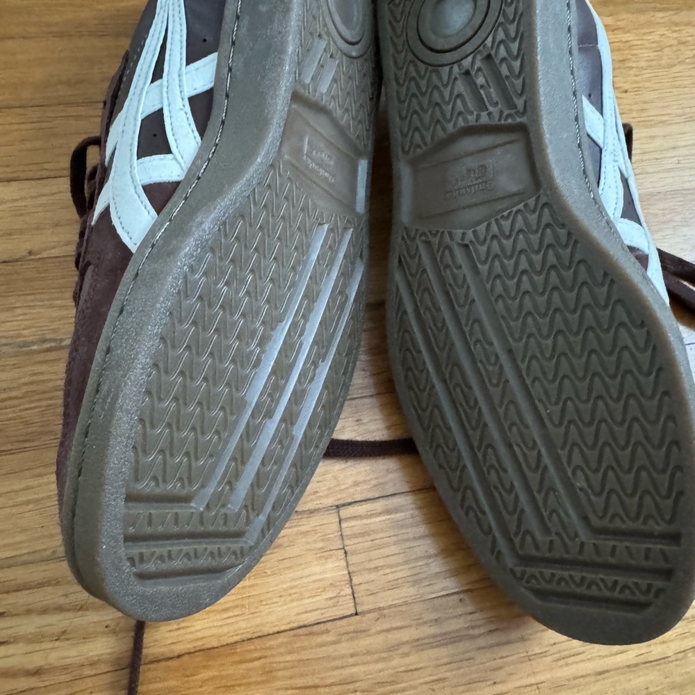 Onitsuka Tiger by Asics Men's Chocolate and Cream Sneakers - Picture 3 of 4